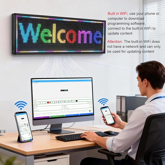 JBS P10 Outdoor Programmable Led Sign Scrolling Store Advertising Indoor Signs - Image 3
