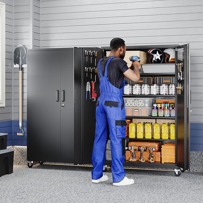 Yizosh Metal Garage Storage Cabinet - Image 2
