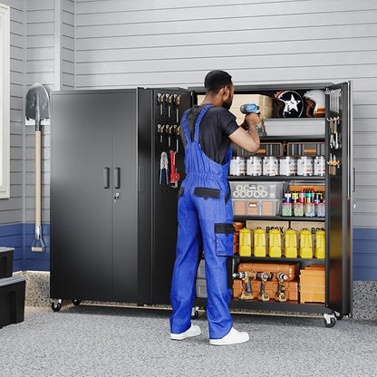 Yizosh Metal Garage Storage Cabinet - Image 2