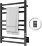 8-Bar Electric Heated Towel Warmer, Fast Heating by PeakTrivol