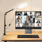 Desk Ring Light, 360°Rotate & Flexible Height Full-Screen Overhead Ringlight by GSYXERGILES