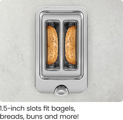 Chefman 2-Slice Digital Toaster, Stainless Steel, Extra-Wide Slots - Image 6