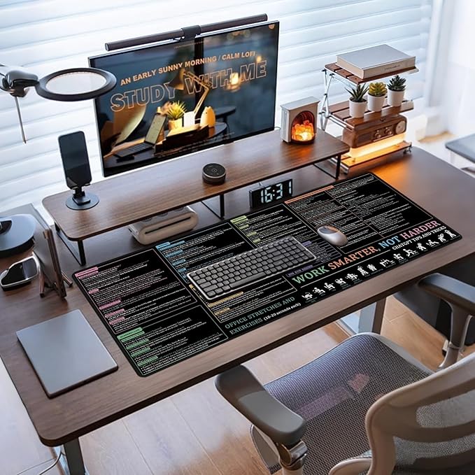 Baziabbo Office Desk Mat, Chat GPT Keyboard Mat, XXL Dirty Resistant Desk Pads - Image 7