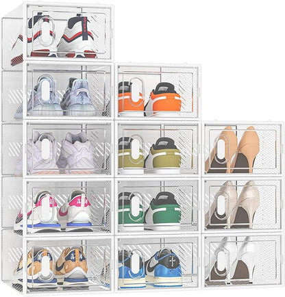 Shoe Storage, 12 Pack Shoe Organizer by DecorateYourHome