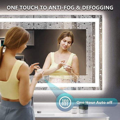 YEELAIT 55x36 Inch LED Bathroom Mirror - Image 5