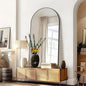 Arched Bathroom Mirror, Wall Mounted Mirror, Living Room, Vertically Hanging by GLASHOM