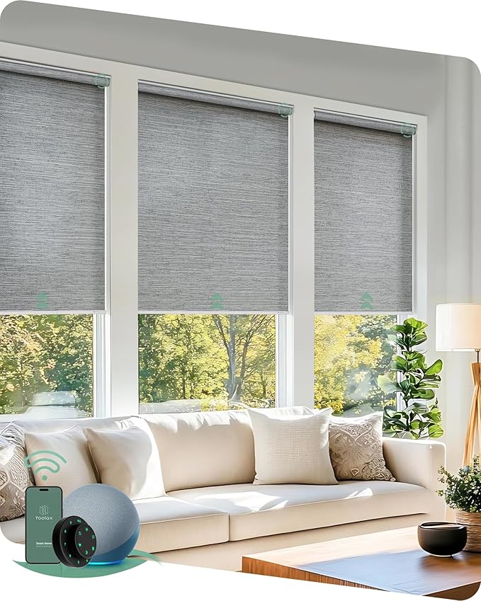Yoolax Motorized Blinds with Remote, Smart Blinds by Yoolax