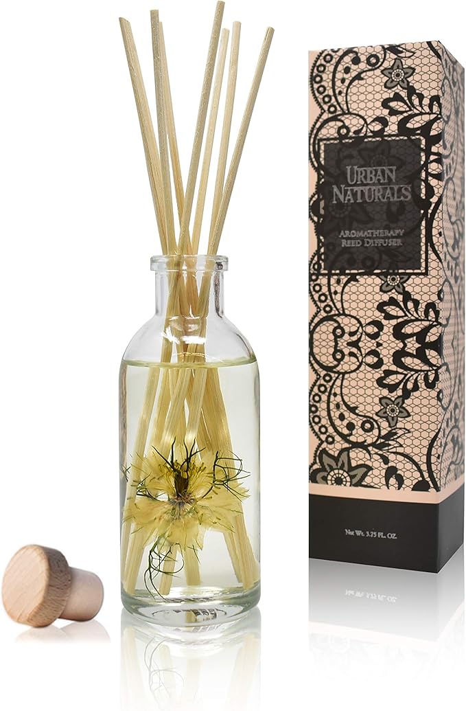 Urban Naturals Tobacco & Vanilla Reed Diffuser Scented Sticks Set | Tobacco Leaf by UrbanNaturals