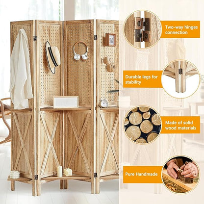 Aleesing 6 Panel Pegboard Display - Image 3