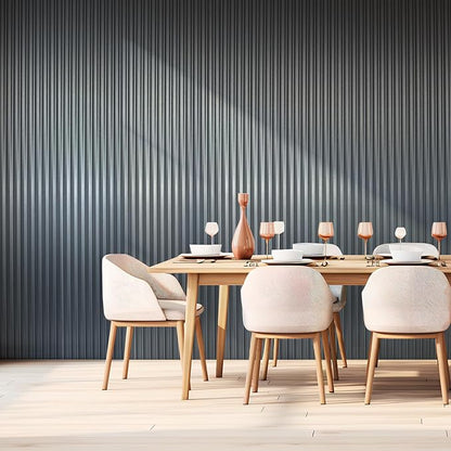 Art3dwallpanels Slat Wall Paneling, 8 Pack Wavy Grain Panel Wall Slats - Image 8