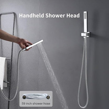 KATAIS Full Body Shower System Chrome Tempreature Display Shower Faucet Set - Image 6