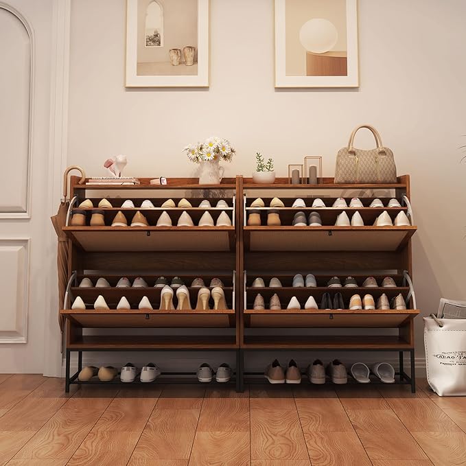 AVZEAR Narrow Shoe Storage Cabinet - Image 8