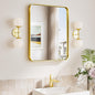 tokeshimi 16x20 brushed gold bathroom mirror,vanity mirror bathroom, main product view