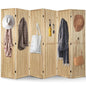 Babion 6 Panel Pegboard Display, Pegboard Room Divider Freestanding Folding by BabionDecorateYourhome