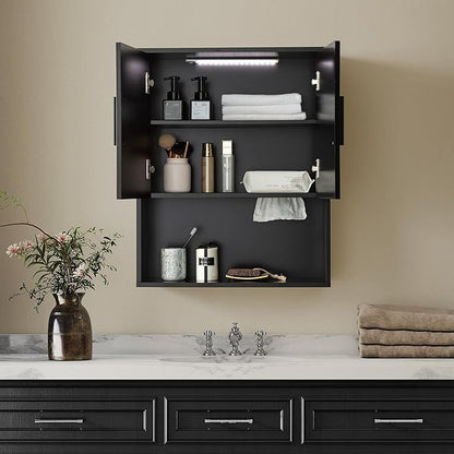 Modern Fluted Bathroom Wall Cabinet - Image 2