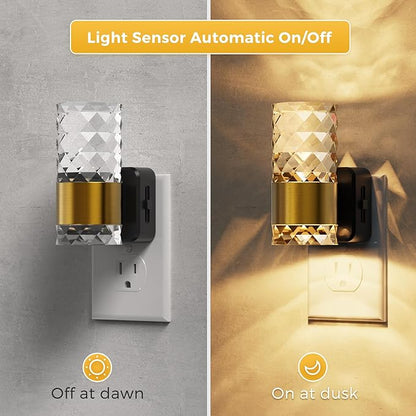 L LOHAS LED Night Light, Modern Night Lights Plug into Wall, 3000K Soft Warm - Image 2