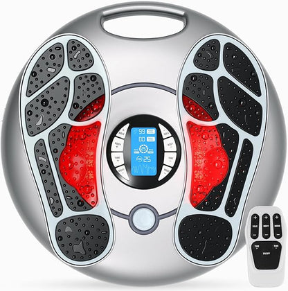 Foot Massager for Neuropathy, EMS TENS Foot Stimulator for Circulation and Pain by Funtyallife