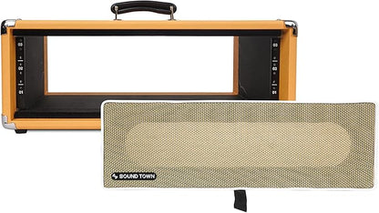 Sound Town Vintage 3U Amp Rack Case, 12.5" Depth - Image 4