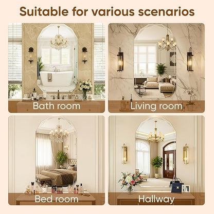 Suidia Bathroom Mirror, Frameless Bathroom Mirror - Image 7