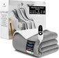 Heated Blanket Electric Luxurious Fleece Throw Blanket, 9 Heat Settings & 12H by GetTrend