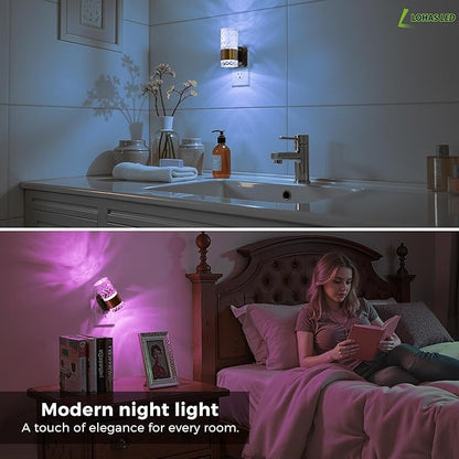 L LOHAS LED Night Light, Night Lights Plug into Wall, 10-Color RGB Change - Image 8