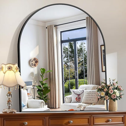 CIRCUMI Arched Wall Mirror, Metal Frame, Large Size by CIRCUMIMirror