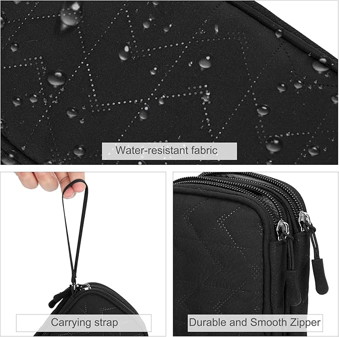 FYY Travel Organizer Pouch Electronic Accessories Carry Case Portable - Image 4