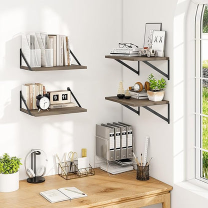 Heimlove 12 Inch Deep Floating Shelves - Image 2