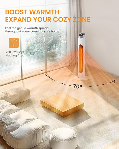 Space Heater, 1500W Tower Heater - Image 5
