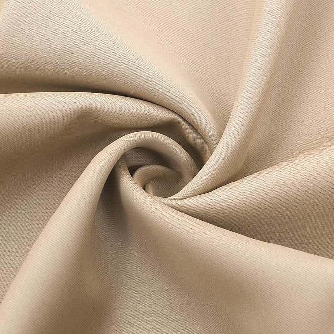 DWCN Blackout Curtains 60 Inch Wide, Room Darkening Thermal Insulated Grommet - Image 4
