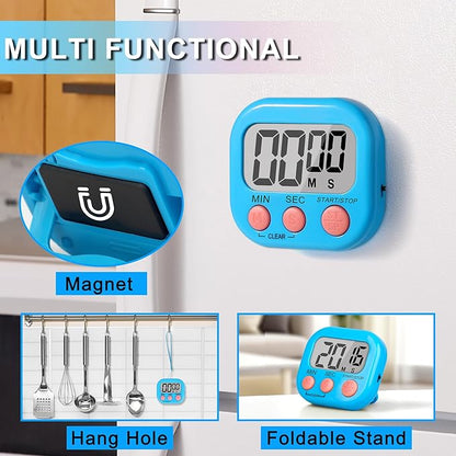 ZILLEEN Classroom Timer for Kids Teachers 4 Pack Digital Timers - Image 3