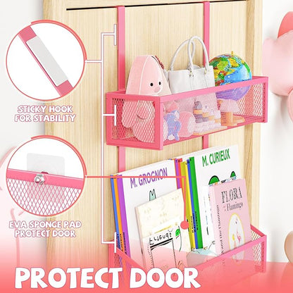 Kaiferty Over The Door Hooks Organizer, Coat Rack Over The Door Storage Hanger - Image 4