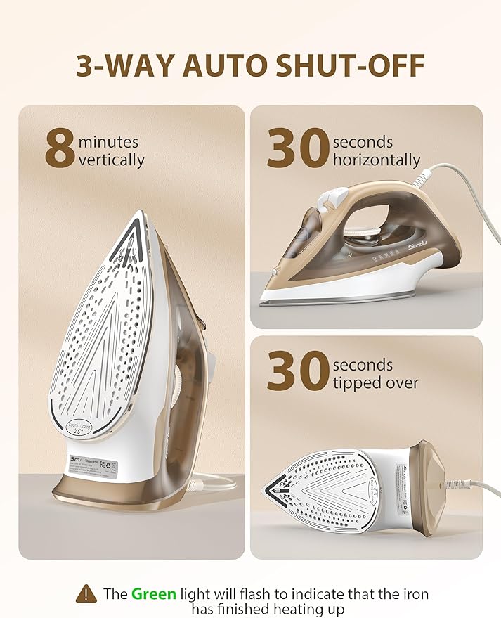 1500W Steam Iron for Clothes - Image 5