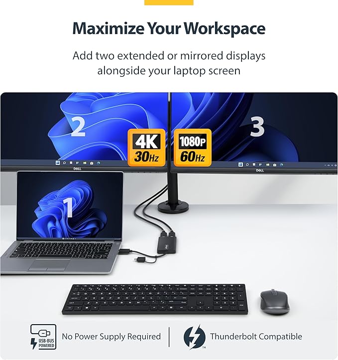 StarTech.com Dual Monitor Adapter - Image 3