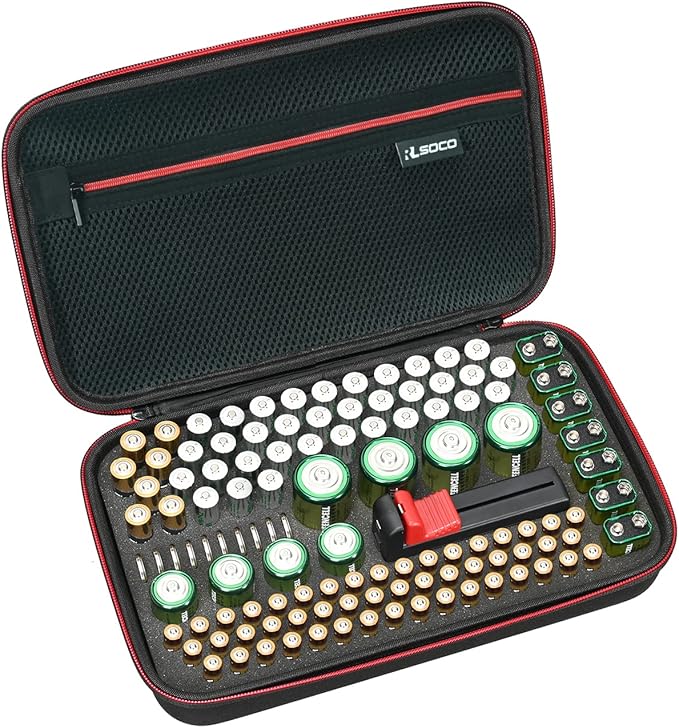 RLSOCO Battery Organizer Storage Case by RLSOCO