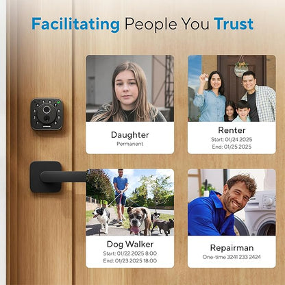 ULTRALOQ 2026 Upgrade Bolt Fingerprint Smart Lock in Black, Biometric Deadbolt - Image 6