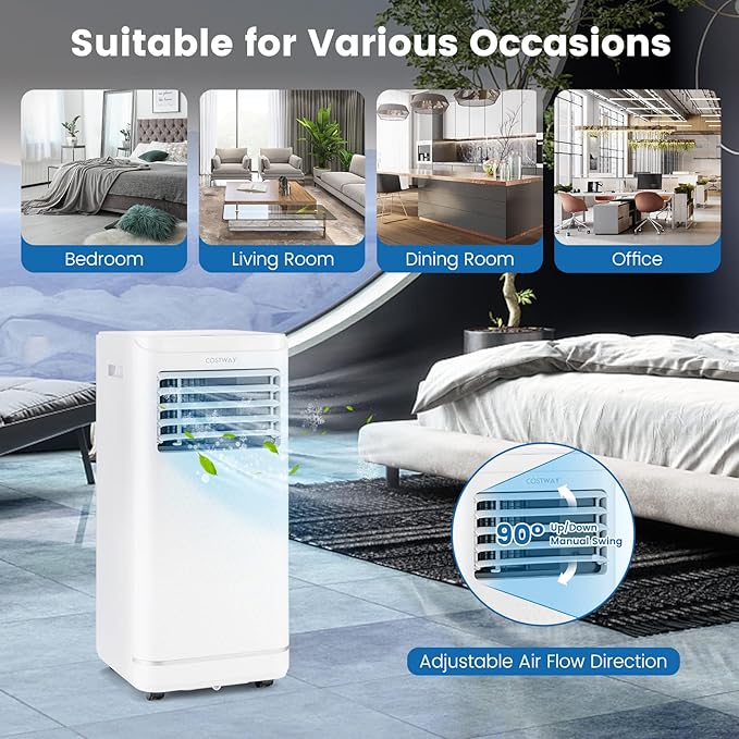 COSTWAY 10000 BTU Portable Air Conditioner, Personal AC Unit - Image 9