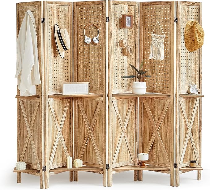 Aleesing 6 Panel Pegboard Display by ALeesing