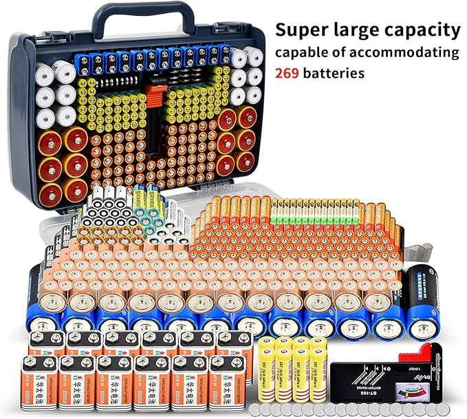 Battery Organizer Storage Holder Box Case - Image 4