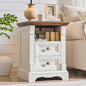 T4TREAM Farmhouse Nightstand by T4TREAMFurniture