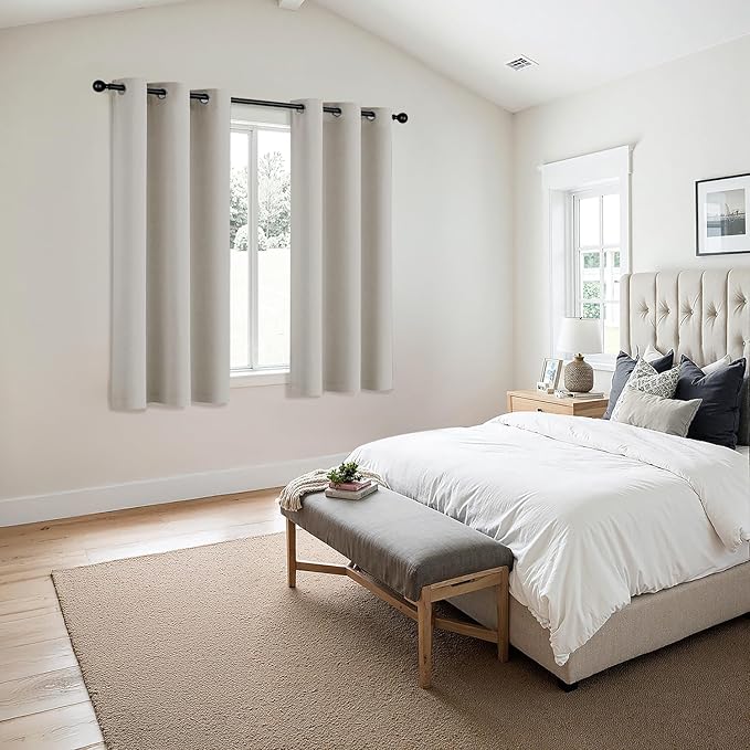 MIULEE Natural Blackout Curtains - Image 6