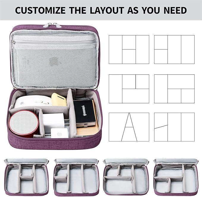 mygreen Electronics Travel Organizer Storage Bag, Double Layer Universal - Image 6