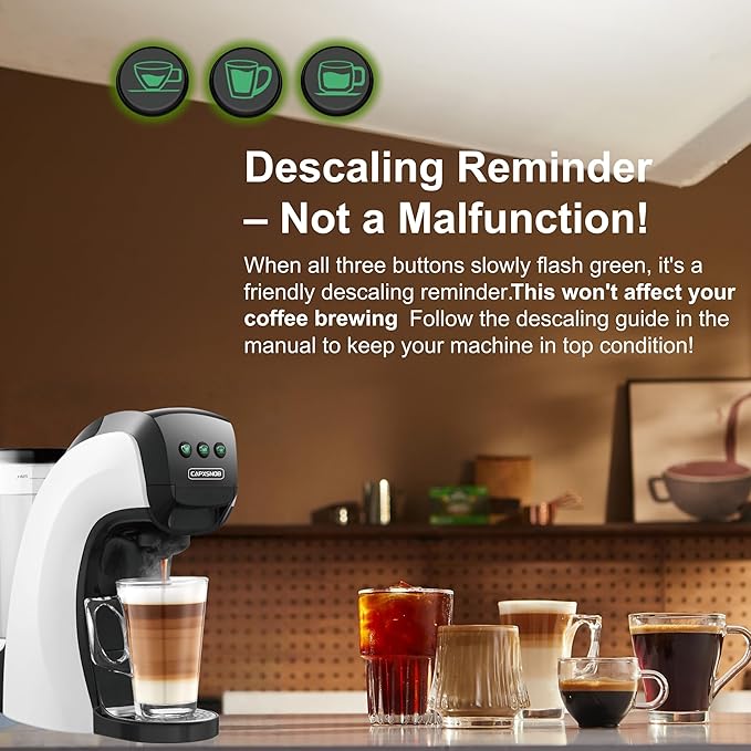 Warriors1 Coffee Maker for Keurig K Cup pod, Espresso Machine for Nespresso - Image 8