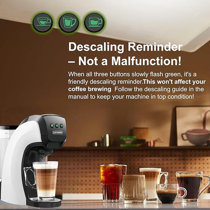 Warriors1 Coffee Maker for Keurig K Cup pod, Espresso Machine for Nespresso - Image 8