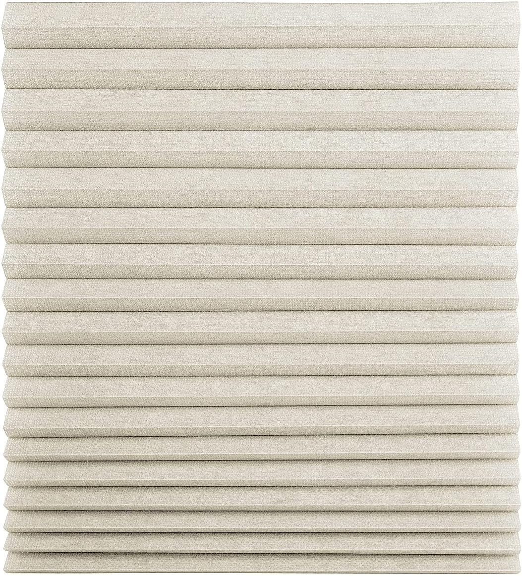 Cordless Top Down Bottom Up Cellular Honeycomb Shades, 66W x 36H, Greige, Sizes 62-72 Wide