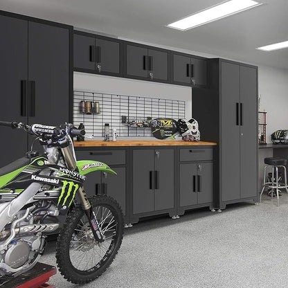 Torin Garage Cabinets Storage System, 9 Piece Included Steel Drawers Rolling - Image 2