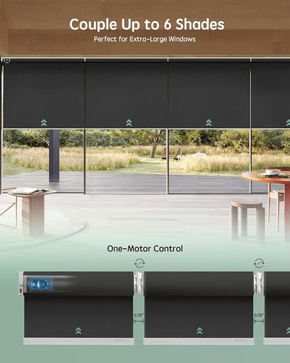 Yoolax Smart Coupled Roller Shades Compatible - Image 2