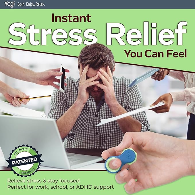 Yogi Fidget Toy – Silent Sensory Spinner - Image 4
