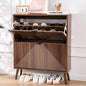 Shoe Cabinet Storage, Farmhouse Freestanding Organizer by OAKVIVOElegantLifestyle