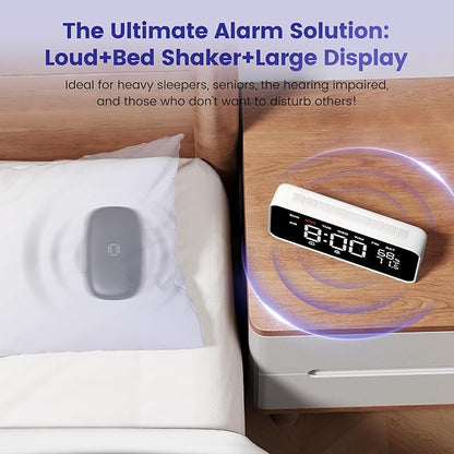 Dekala Bed Shaker Loud Alarm Clock - Image 2